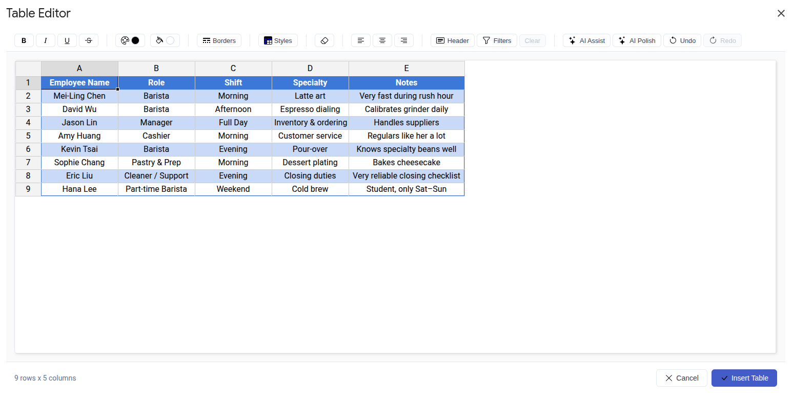 Placeholder step 3 for changing Output Mode settings